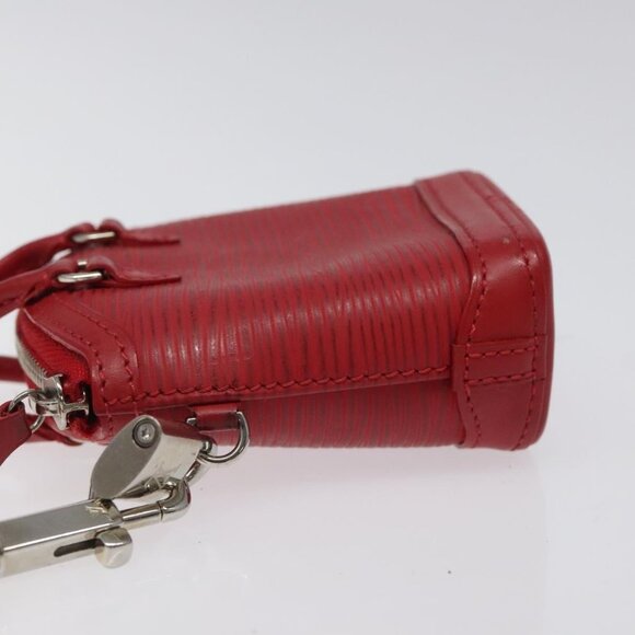 LOUIS VUITTON Epi Mini Lockit Charm Red M6001J LV Auth - Picture 12 of 14